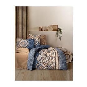Cotton Box Ezra Saten Kahve Çift Kişilik Nevresim Takımı
