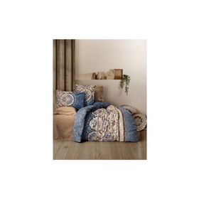Cotton Box Ezra Saten Kahve Çift Kişilik Nevresim Takımı