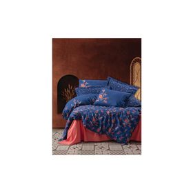Cotton Box Feminen Emery Lacivert Çift Kişilik Nevresim Takımı