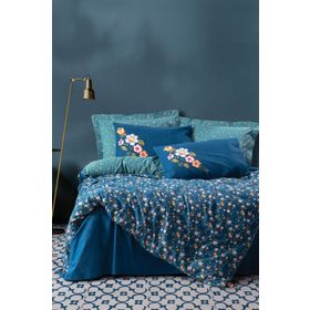 Cotton Box Feminen Freya Lacivert Nevresim Takımı Tek Kişilik