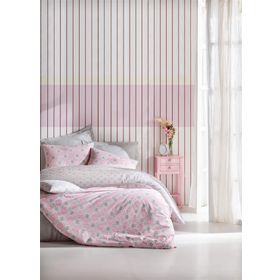 Cotton Box Fine Pembe Çift Kişilik Minimal Nevresim Takımı