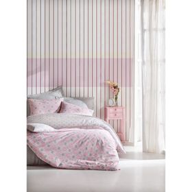 Cotton Box Fine Pembe Çift Kişilik Minimal Nevresim Takımı