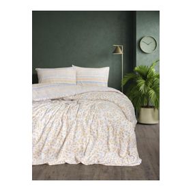 Cotton Box Flanel Çift Kişilik Roof Mavi Nevresim Takımı