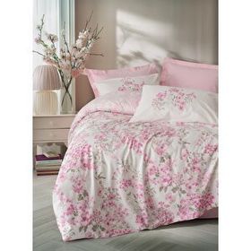 Cotton Box Floren Pembe Çift Kişilik Nevresim Takımı