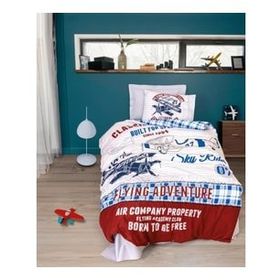 Cotton Box Flying Gri Genç Ranforce Tek Kişilik Nevresim Takımı