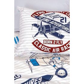 Cotton Box Flying Gri Junior Tek Kişilik Ranforce Nevresim Takımı