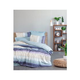 Cotton Box Fonte Mint Line Ranforce Çift Kişilik 200x220 cm Nevresim Takımı