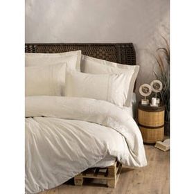 Cotton Box Forbes 200x220 cm Bej Çift Kişilik Nevresim Takımı