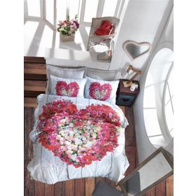 Cotton Box Garden Vizon 3D Çift Kişilik Nevresim Takımı