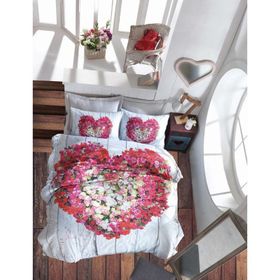 Cotton Box Garden Vizon 3D Çift Kişilik Nevresim Takımı