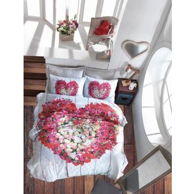 Cotton Box Garden Vizon 3D Çift Kişilik Nevresim Takımı