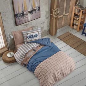 Cotton Box Genç Odası Ocean Lacivert Tek Kişilik Nevresim Takımı