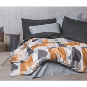 Cotton Box Giorno Modern Tek Kişilik Gri 160x220 cm Nevresim Takımı