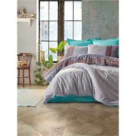 Cotton Box Gri Çift Kişilik Nevresim Takımı
