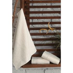 Cotton Box Güpürlü Krem 30x50 cm 3'lü Havlu Set