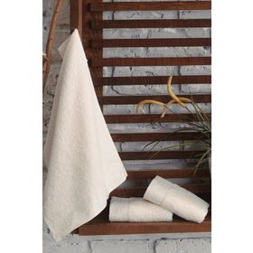 Cotton Box Güpürlü Krem 30x50 cm 3'lü Havlu Set