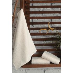 Cotton Box Güpürlü Krem 30x50 cm 3'lü Havlu Set