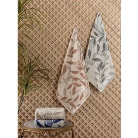 Cotton Box İskandinav Karian Jakarlı 50x90 cm 4'lü Havlu Seti