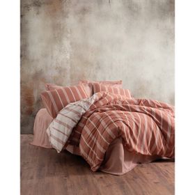 Cotton Box Jamira Smooth Çift Kişilik Tarçın 200x220 cm Nevresim Takımı