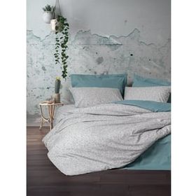 Cotton Box June Mint Petite Çift Kişilik Lastikli Çarşaflı Nevresim Takımı
