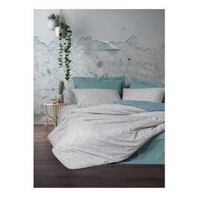 Cotton Box June Mint Petite Çift Kişilik Lastikli Çarşaflı Nevresim Takımı