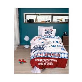 Cotton Box Junior Tek Kişilik Flying Gri 160x220 cm Nevresim Takımı