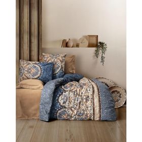Cotton Box Kahve Çift Kişilik Saten Nevresim Takımı