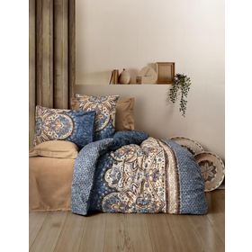 Cotton Box Kahve Çift Kişilik Saten Nevresim Takımı