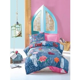 Cotton Box Kelly Tek Kişilik Ranforce Nevresim Takımı
