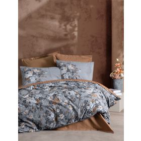Cotton Box Lenora Tek Kişilik Kahve 160x220 cm Nevresim Takımı