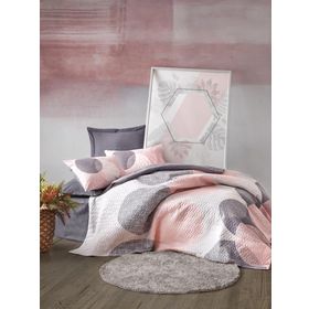 Cotton Box Leron Gri Ranforce Çift Kişilik Nevresim Takımı