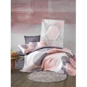 Cotton Box Leron Gri Ranforce Çift Kişilik Nevresim Takımı
