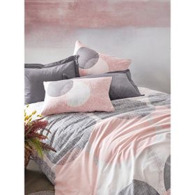 Cotton Box Leron Gri Ranforce Çift Kişilik Nevresim Takımı