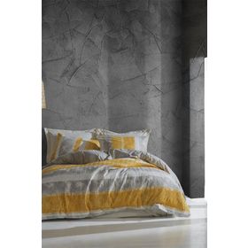 Cotton Box Liny Gri Çift Kişilik Nevresim Takımı