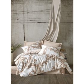 Cotton Box Loren Bej Çift Kişilik 200x220 cm Nevresim Takımı