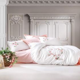 Cotton Box Luna Pudra Çift Kişilik Nevresim Takımı