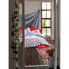 Cotton Box Mahber Mavi Tek Kişilik Nevresim Takımı