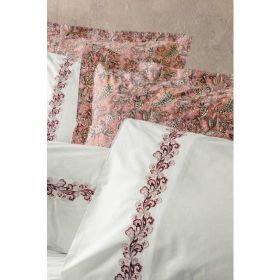 Cotton Box Majestic Seri Voyager Pembe Çift Kişilik Nevresim Takımı
