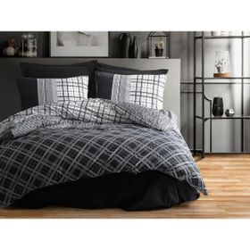 Cotton Box Masculine Çift Kişilik Carlos Siyah Nevresim Takımı