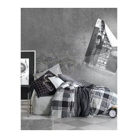 Cotton Box Masculine Ramos Antrasit Çift Kişilik Nevresim Takımı