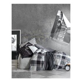 Cotton Box Masculine Ramos Antrasit Çift Kişilik Nevresim Takımı