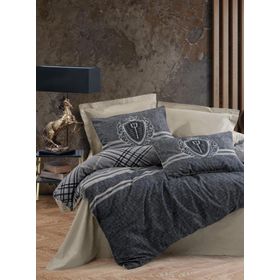 Cotton Box Masculine Thor Bej Çift Kişilik 200x220 cm Nevresim Takımı
