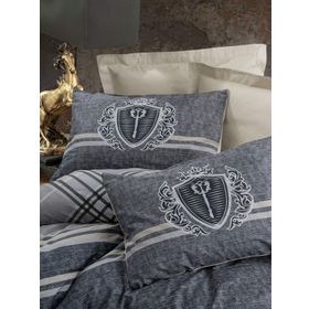 Cotton Box Masculine Thor Bej Çift Kişilik 200x220 cm Nevresim Takımı