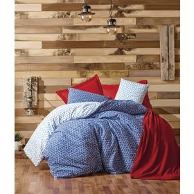 Cotton Box Minimal Pave Bordo Çift Kişilik Nevresim Takımı
