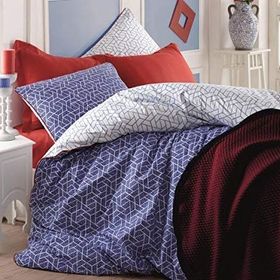 Cotton Box Minimal Pave Bordo Çift Kişilik Nevresim Takımı
