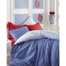Cotton Box Minimal Pave Bordo Çift Kişilik Nevresim Takımı