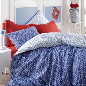 Cotton Box Minimal Pave Bordo Çift Kişilik Nevresim Takımı