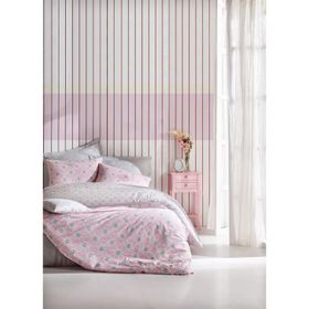Cotton Box Minimal Ranforce Fine Pembe Çift Kişilik Nevresim Takımı