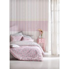 Cotton Box Minimal Ranforce Fine Pembe Çift Kişilik Nevresim Takımı