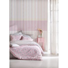 Cotton Box Minimal Ranforce Fine Pembe Çift Kişilik Nevresim Takımı